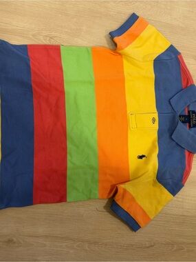 Polo Ralph Lauren Multicolor Striped Polo - Rainbow Stripes